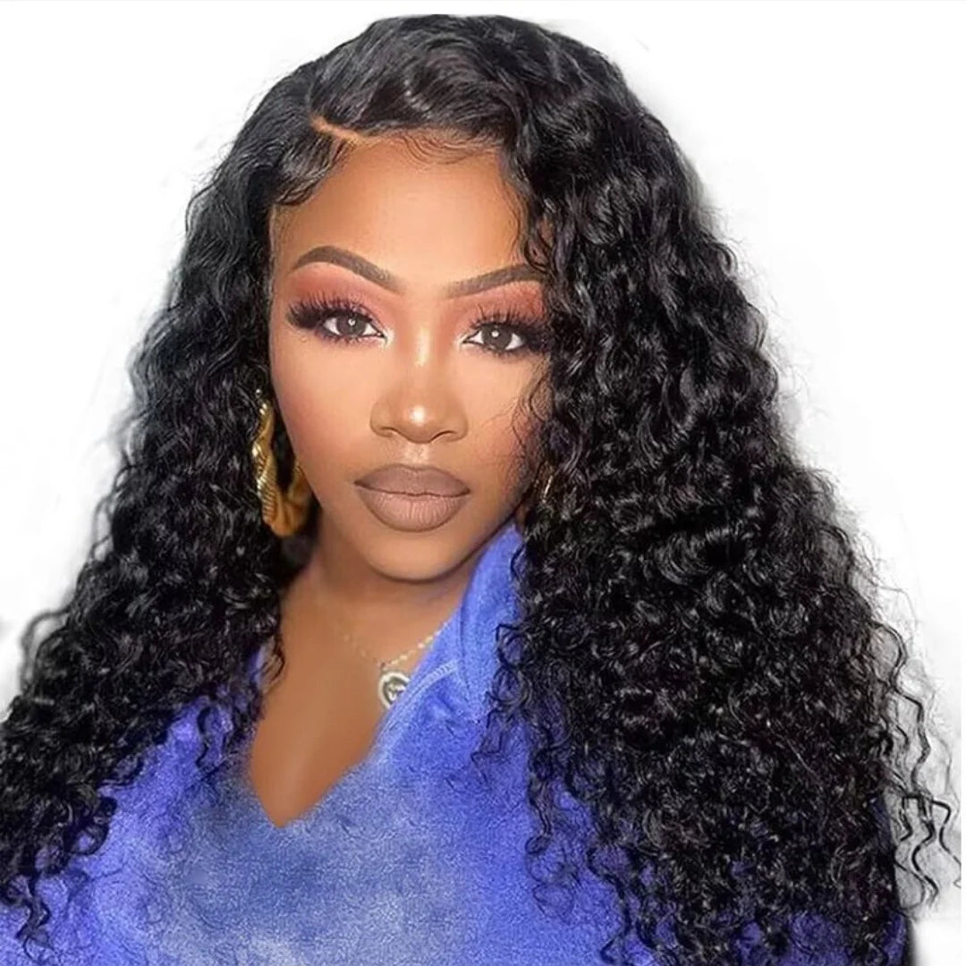 "22" Brazilian Hair Water Wave Glueless Wig-13x4 Full Frontal Lace Wig